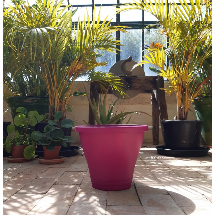 TIJARDIN : jardinière Corsica Flower Bridge, Pot coloré pour balcon