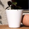 Cache pot "Zante" effet terre cuite qualité premium - 3L 20 cm