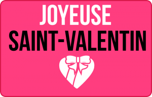  Bonne saint valentin